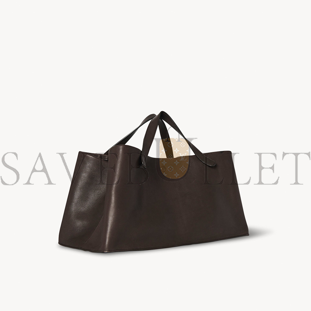 THE ROW IDAHO BAG IN LEATHER DARK BROWN W1593L72DBSHG (38*20*20cm)