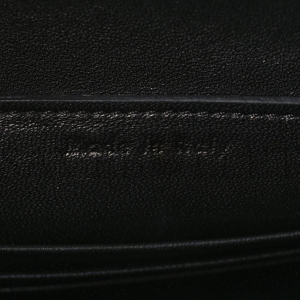 CELINE SMOOTH CALFSKIN MINI CLASP BAG BORDEAUX (23*20*3cm)