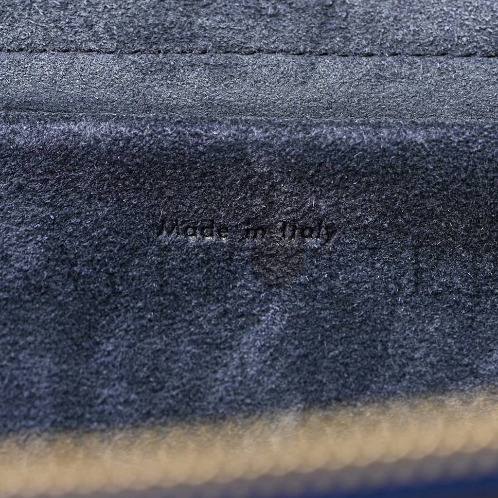 CELINE GRAINED CALFSKIN MINI BELT BAG INDIGO (28*23*16cm)