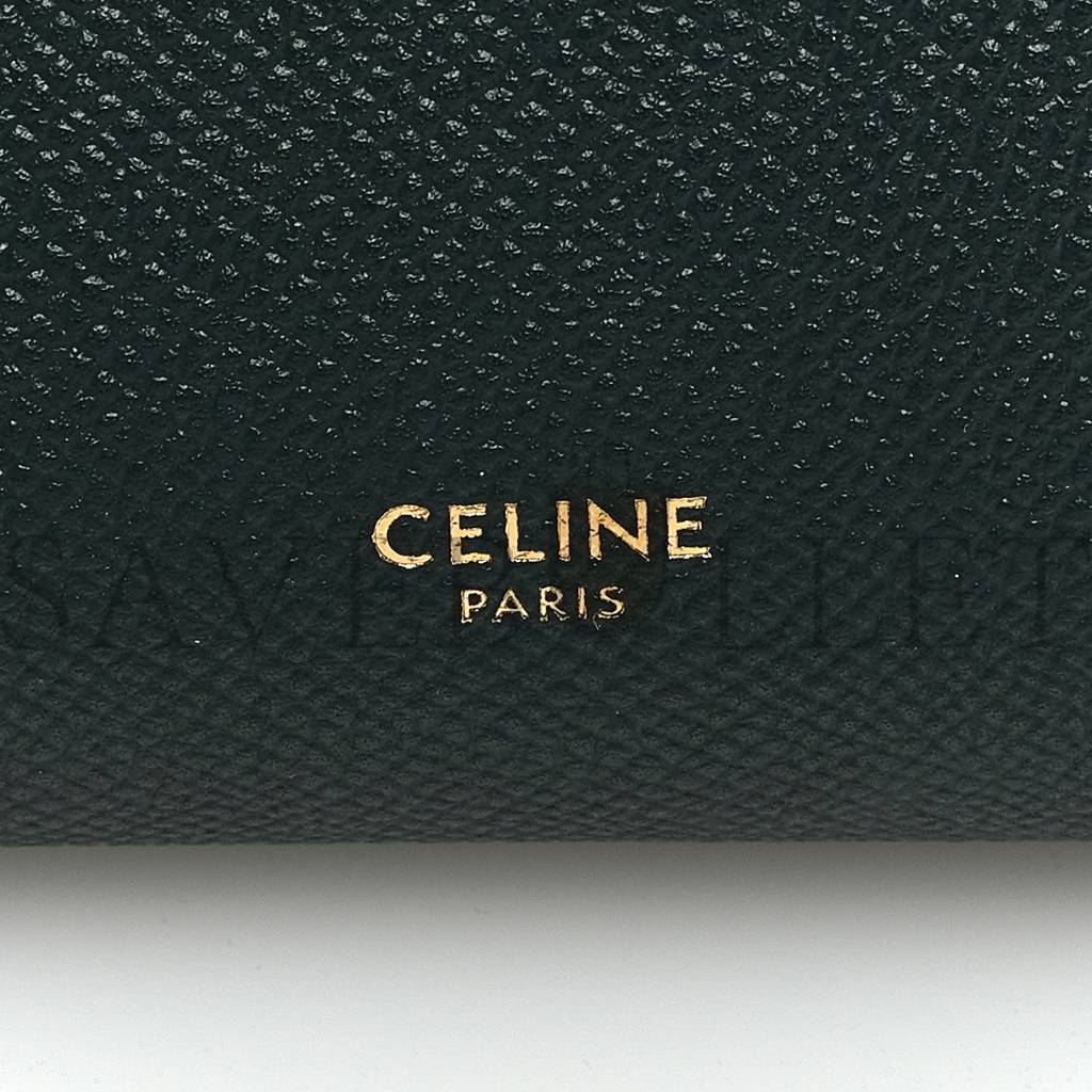 CELINE GRAINED CALFSKIN NANO BELT BAG AMAZONE (20*19*11cm)