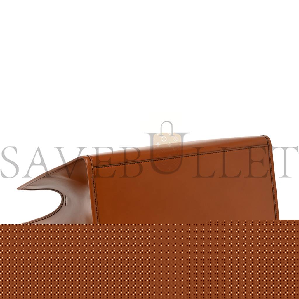 FENDI VITELLO KING PLEXIGLASS LARGE FENDI SUNSHINE SHOPPER TOTE CUOIO (41*34*20cm)