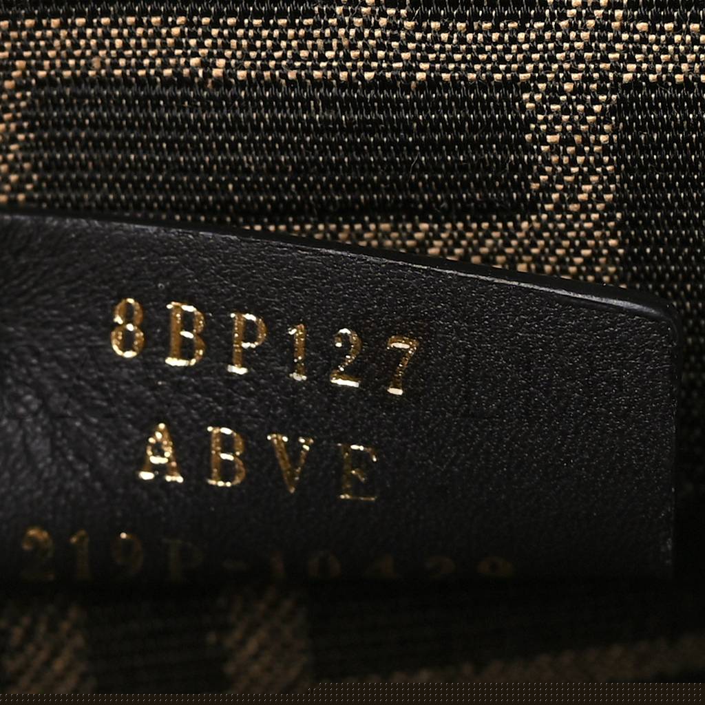 FENDI SHINY NAPPA MEDIUM FENDI FIRST EBANO (32.5*23.5*15cm)