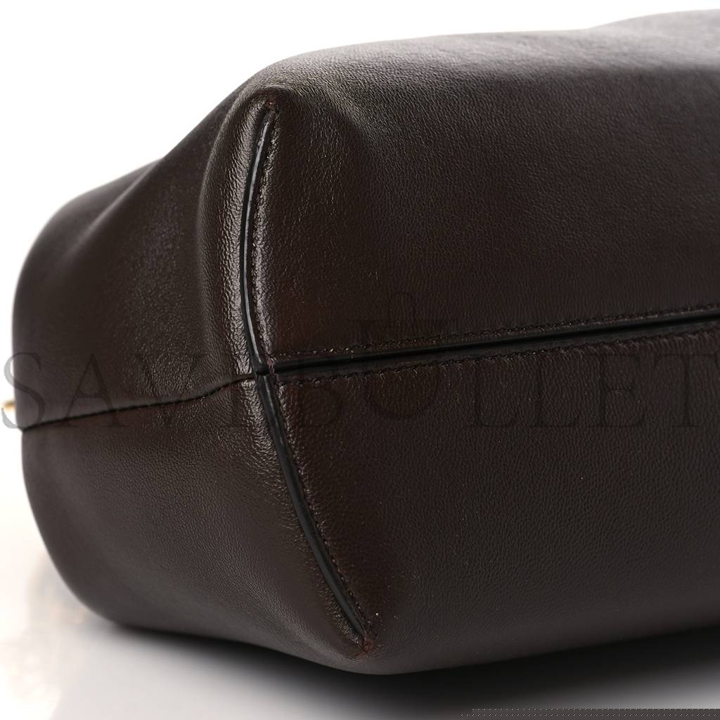 FENDI SHINY NAPPA MEDIUM FENDI FIRST EBANO (32.5*23.5*15cm)