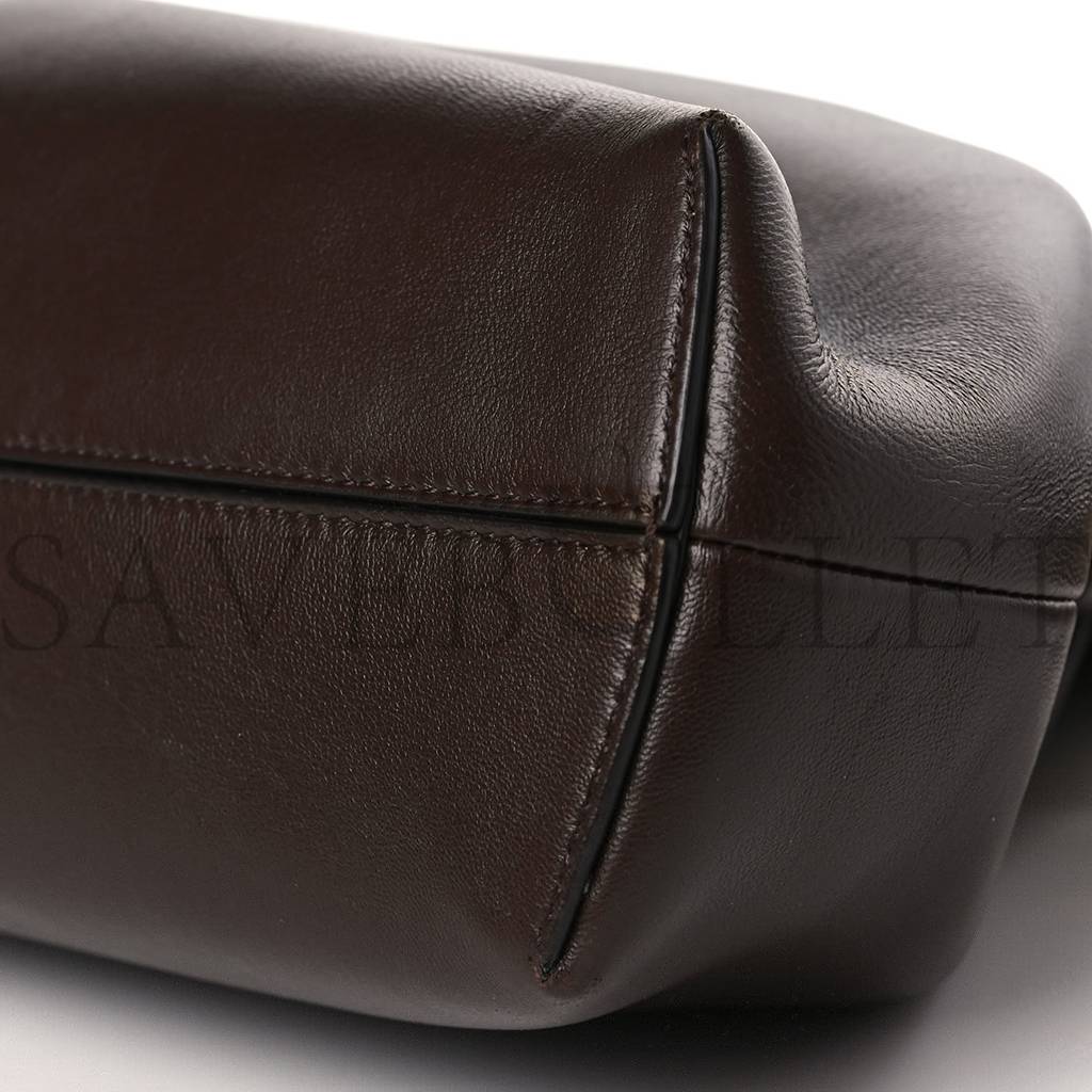 FENDI SHINY NAPPA MEDIUM FENDI FIRST EBANO (32.5*23.5*15cm)