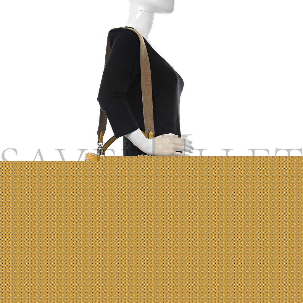 FENDI CUOIO ROMANO SELLERIA RAFFIA BI-COLOR WOVEN MEDIUM PEEKABOO X-LITE SUNFLOWER PAGLIA (30*25*15cm)