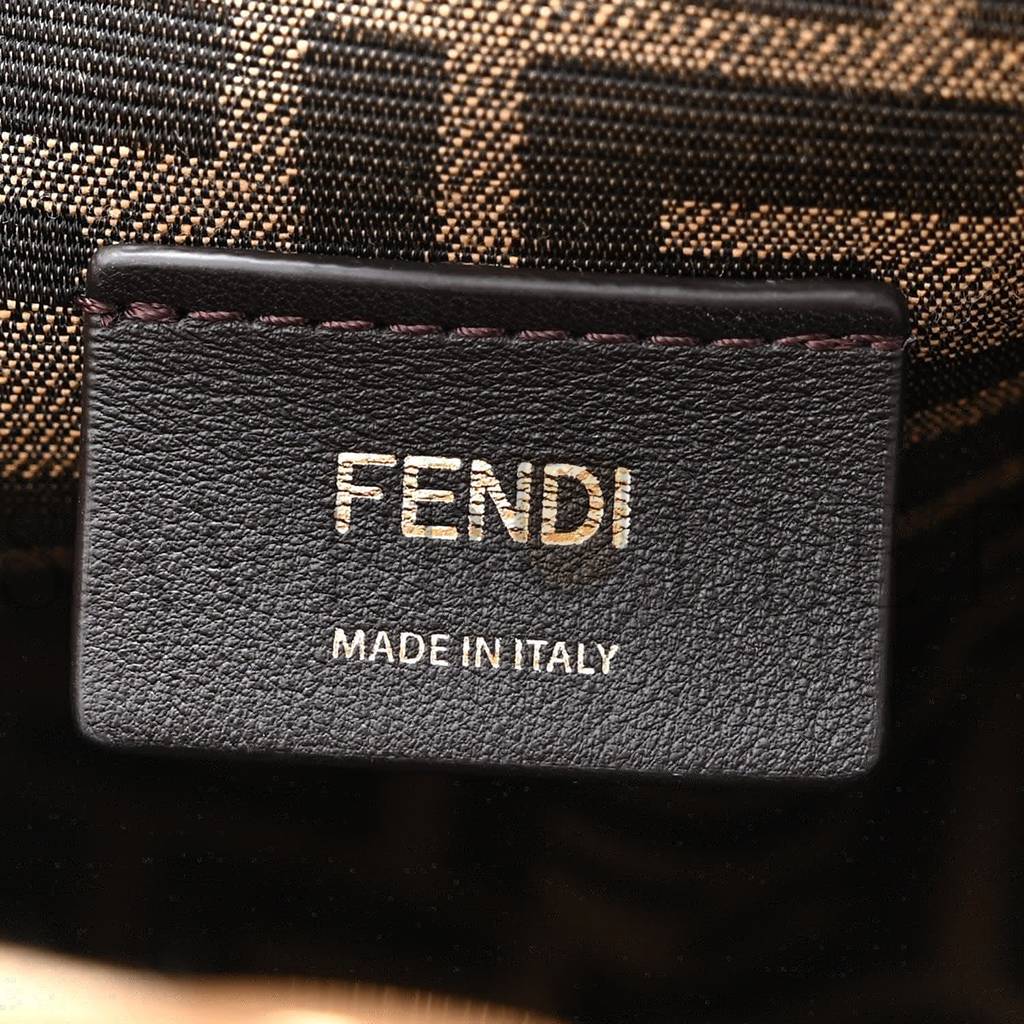 FENDI SHINY NAPPA MEDIUM FENDI FIRST POUDRE (32.5*23.5*15cm)