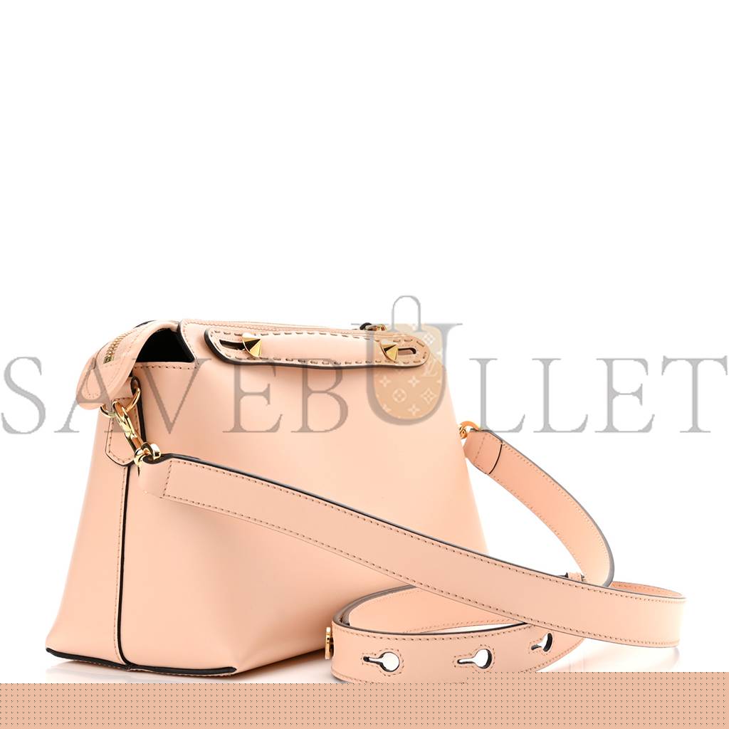 FENDI VITELLO KING LOGO EMBOSSED MEDIUM BY THE WAY BOSTON BAG LIGHT ROSE (27*18*12cm)