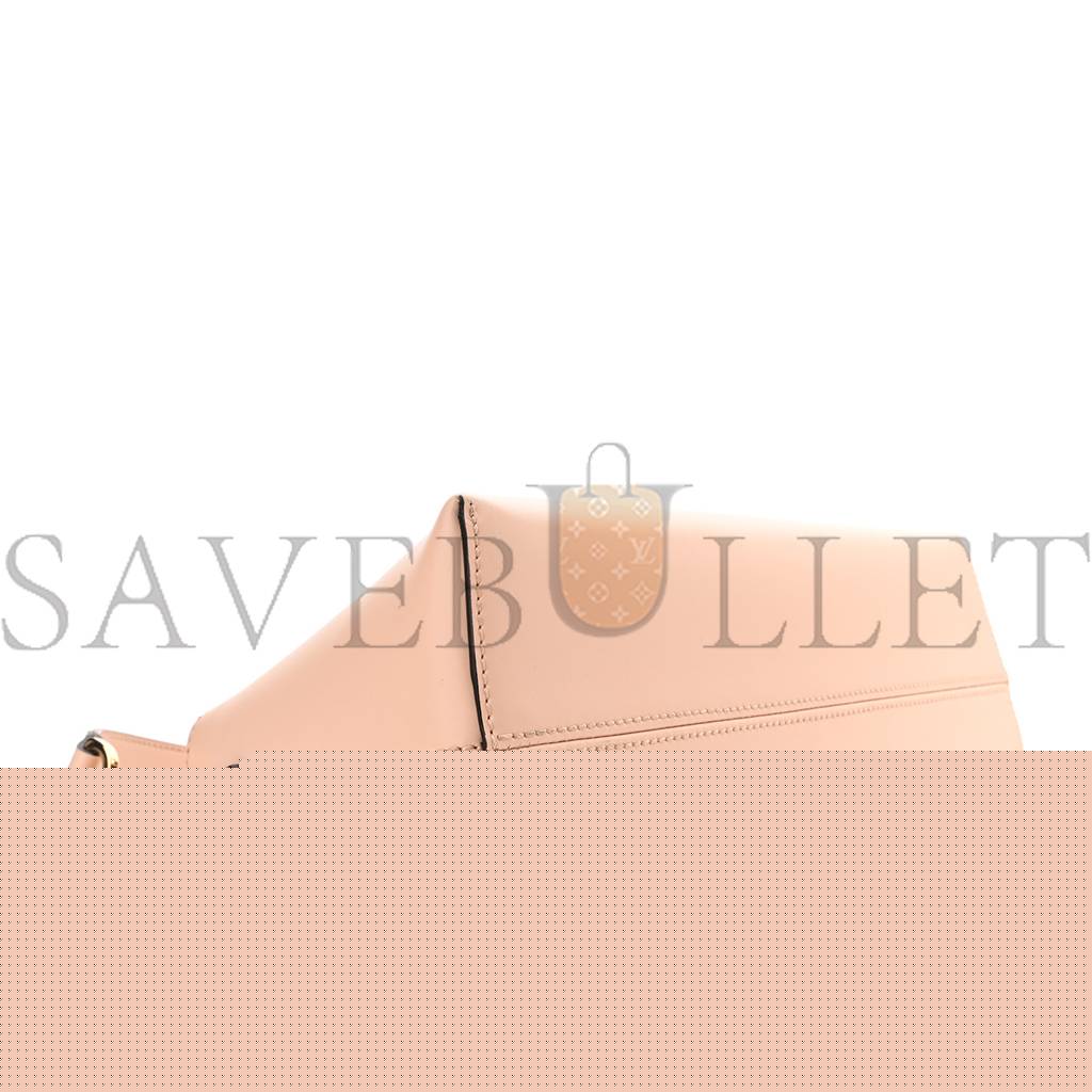 FENDI VITELLO KING LOGO EMBOSSED MEDIUM BY THE WAY BOSTON BAG LIGHT ROSE (27*18*12cm)