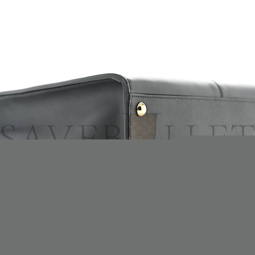 FENDI VITELLO SETA GLAZED FABRIC FF 1974 MEDIUM PEEKABOO X-LITE BLACK (29*25*14cm)