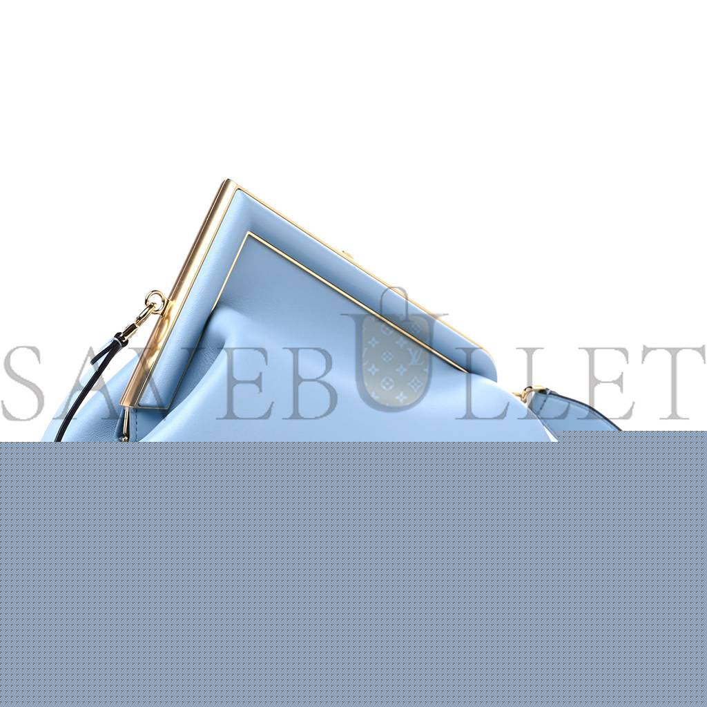 FENDI SHINY NAPPA MEDIUM FENDI FIRST AZZURRO BABY (32.5*23.5*15cm)