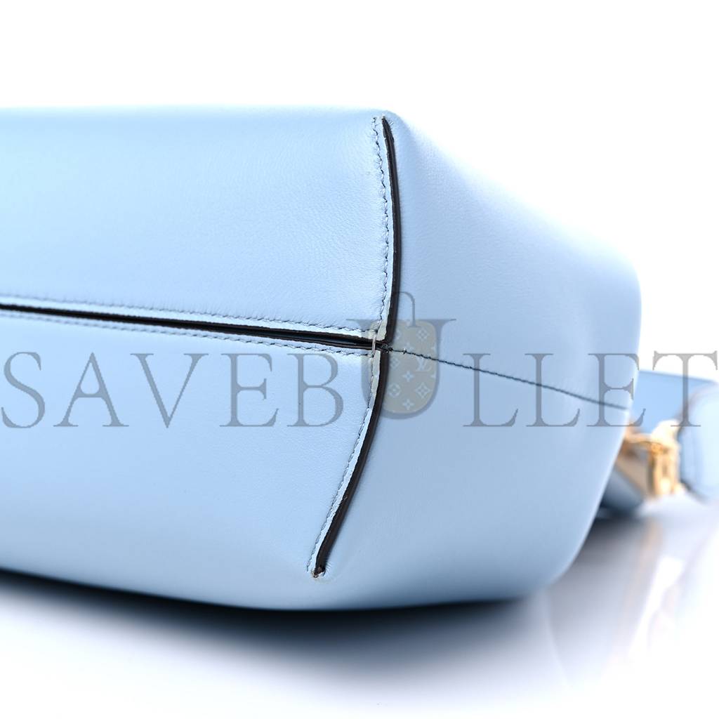 FENDI SHINY NAPPA MEDIUM FENDI FIRST AZZURRO BABY (32.5*23.5*15cm)