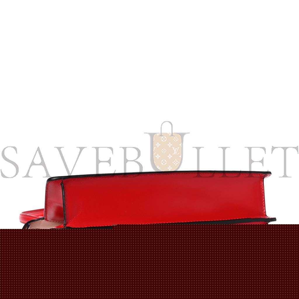 FENDI VITELLO KING LUXOR SHINY NAPPA MEDIUM PEEKABOO I SEE U EAST WEST SATCHEL FUOCO LIGHT ROSE (29*18*10cm)