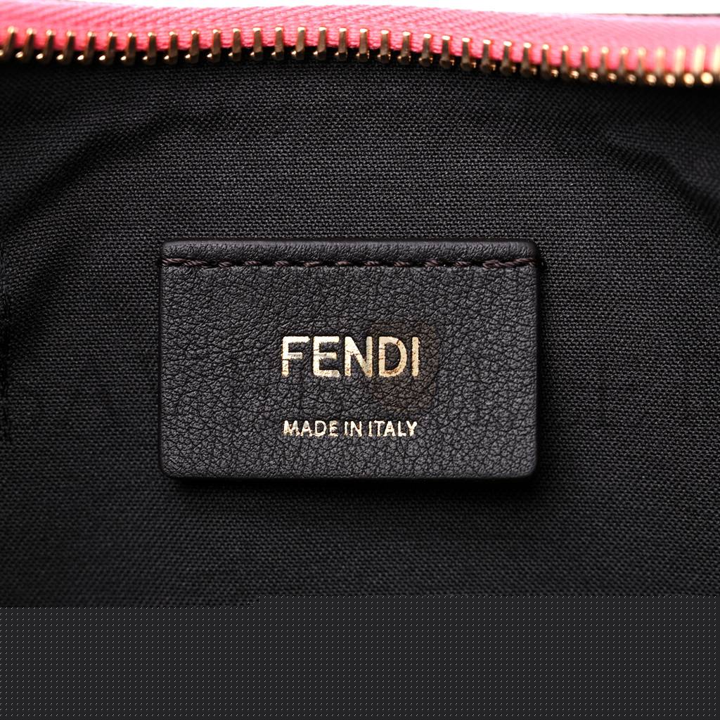 FENDI VITELLO GRACE MATTE SMALL FENDIGRAPHY HOBO BAG PINK DALIA (22*17*9cm)