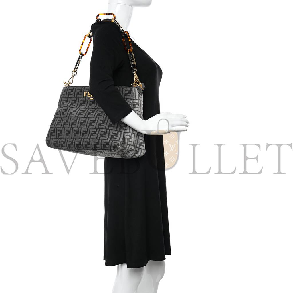 FENDI CHENILLE VITELLO SETA PLEXIGLASS FF O