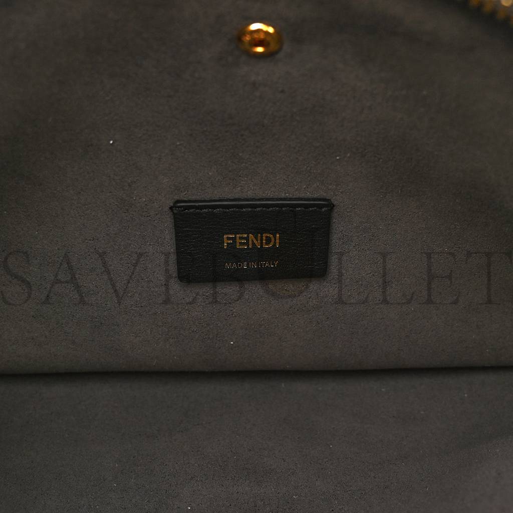 FENDI CHENILLE VITELLO SETA PLEXIGLASS FF O