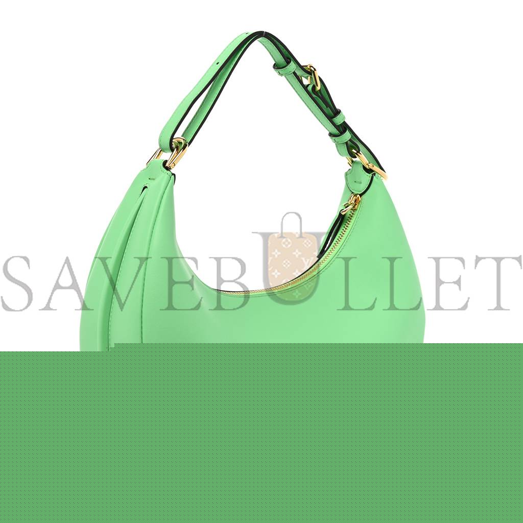 FENDI VITELLO GRACE MATTE SMALL FENDIGRAPHY HOBO BAG EDAMAME (27*18*10cm)