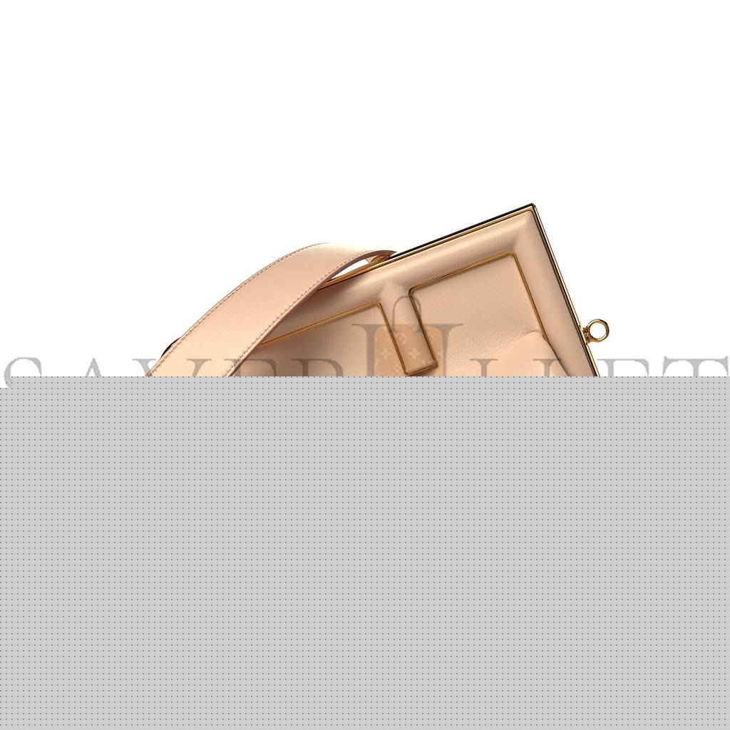 FENDI SHINY NAPPA MEDIUM FENDI FIRST POUDRE (32.5*23.5*15cm)