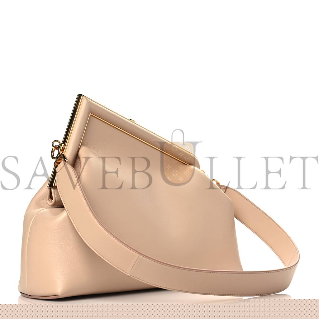 FENDI SHINY NAPPA MEDIUM FENDI FIRST POUDRE (32.5*23.5*15cm)