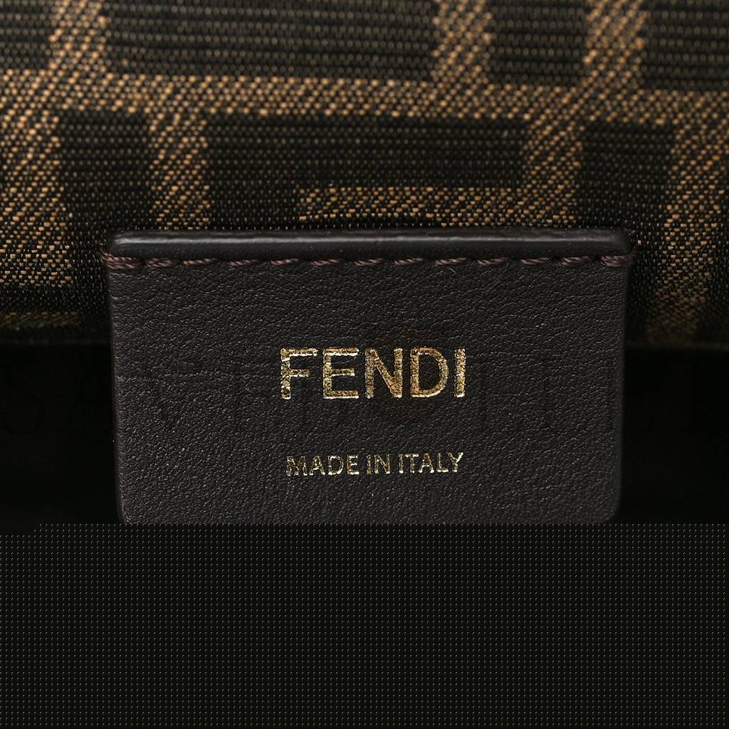 FENDI SHINY NAPPA MEDIUM FENDI FIRST POUDRE (32.5*23.5*15cm)