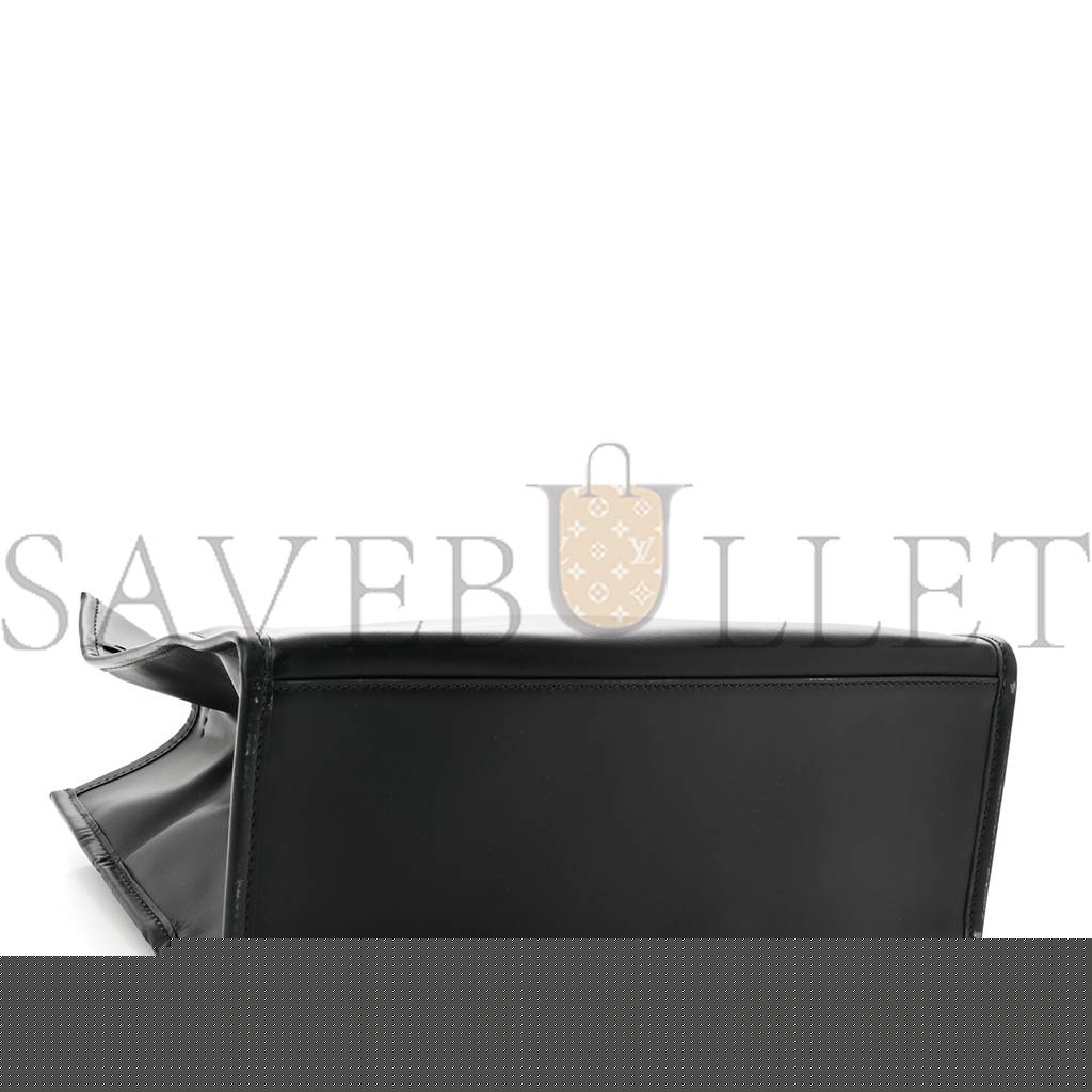 FENDI VITELLO KING PLEXIGLASS MEDIUM FENDI SUNSHINE SHOPPER TOTE BLACK (36*30*15cm)