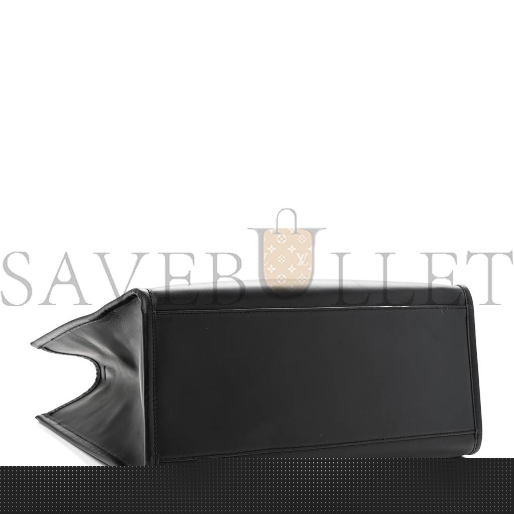 FENDI VITELLO KING PLEXIGLASS MEDIUM FENDI SUNSHINE SHOPPER TOTE BLACK (36*30*17cm)