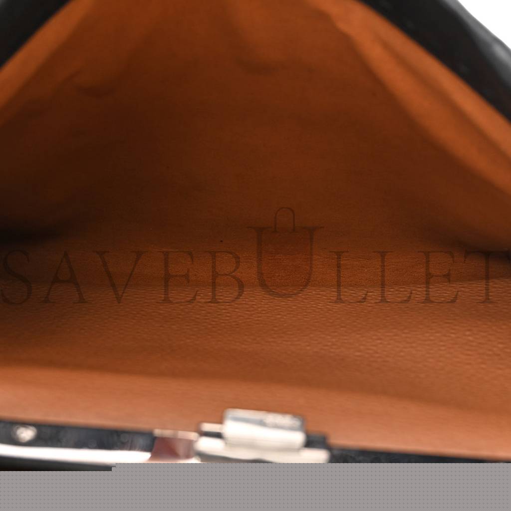 FENDI CUOIO ROMANO SELLERIA BI-COLOR LARGE PEEKABOO ICONIC SATCHEL BLACK MOU (39*30*18cm)