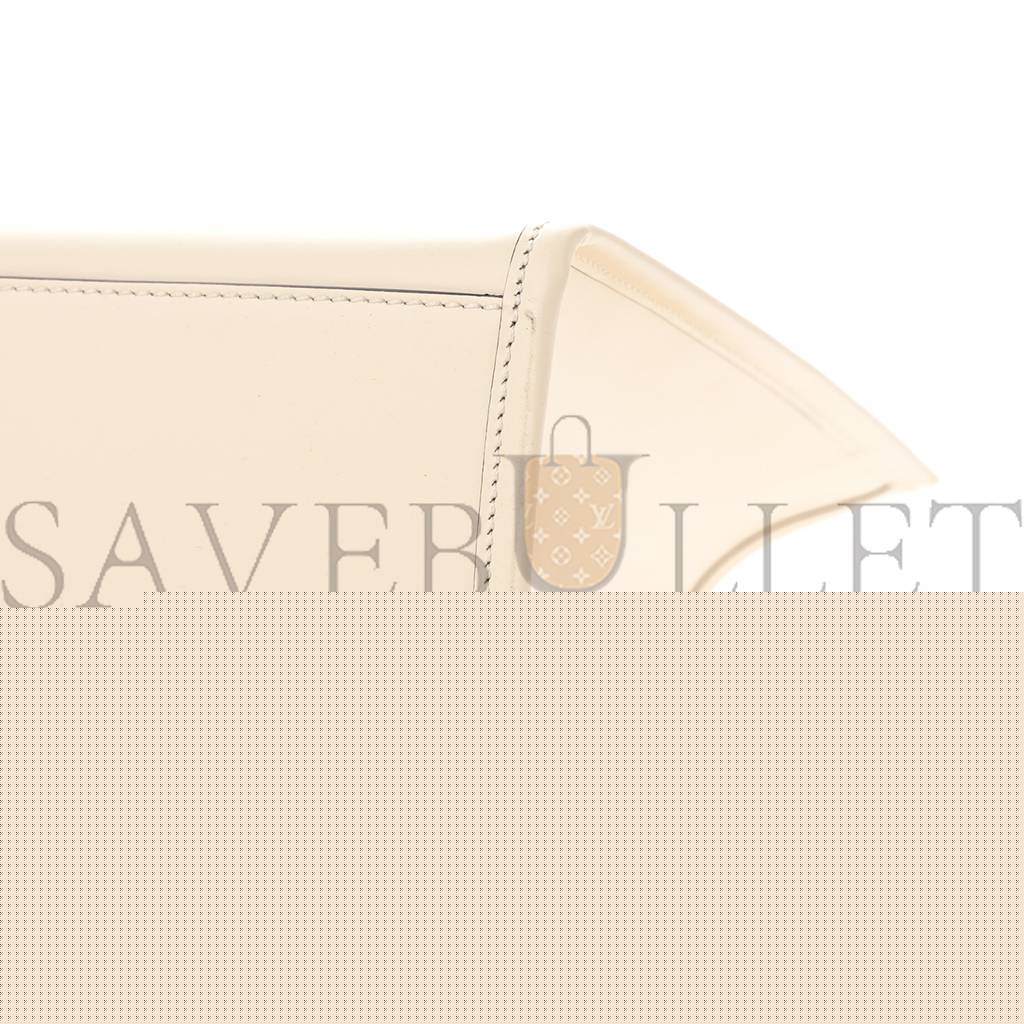 FENDI VITELLO KING PLEXIGLASS MEDIUM FENDI SUNSHINE SHOPPER TOTE WHITE ICE (36*30*15cm)
