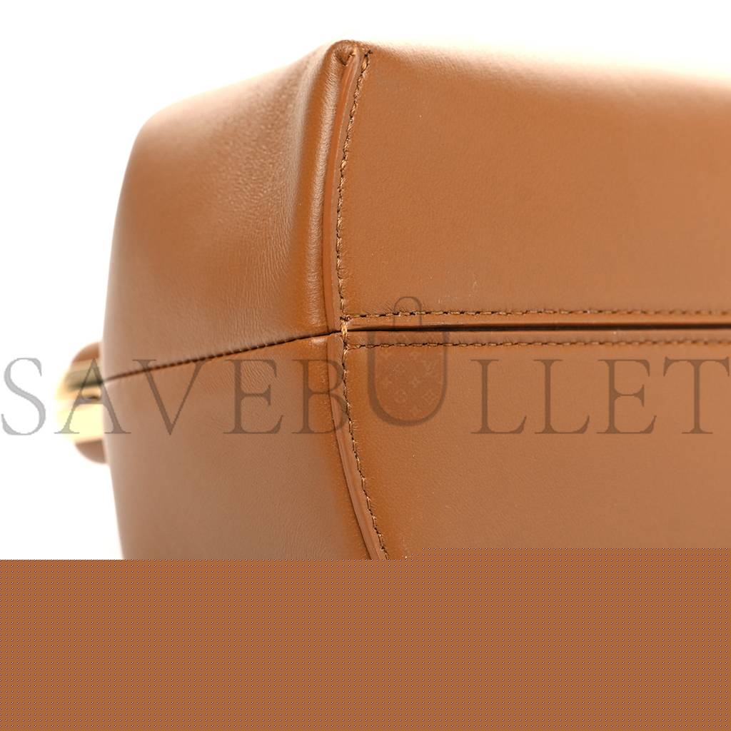 FENDI SHINY NAPPA MEDIUM FENDI FIRST CARAMELLO (32.5*23.5*15cm)