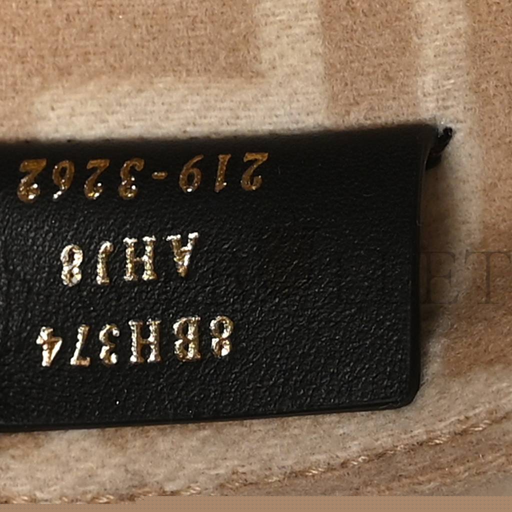 FENDI WOOL VITELLO KING SETA FF 1974 MEDIUM PEEKABOO X-TOTE BEIGE CAMMELLO SAND (41*29*15cm)
