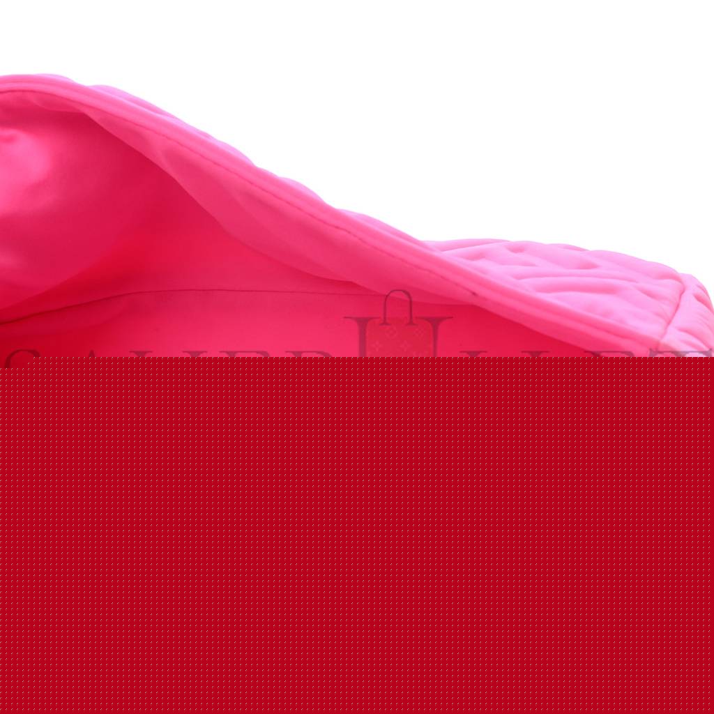 FENDI LYCRA FF 1974 EMBOSSED BAGUETTE ROSA FLUO (27*17*5cm)