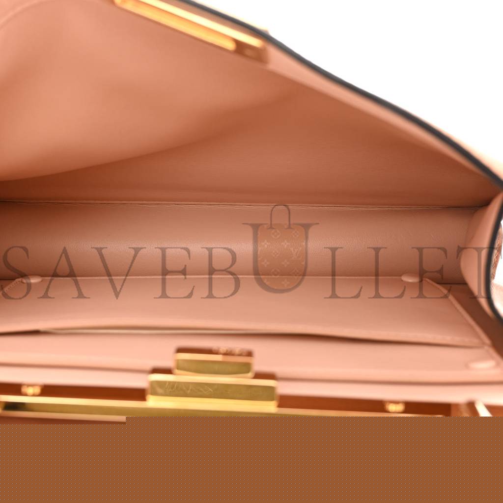 FENDI VITELLO SETA SHINY NAPPA MEDIUM PEEKABOO I SEE U SATCHEL CUOIO LIGHT ROSE (33*25*13cm)