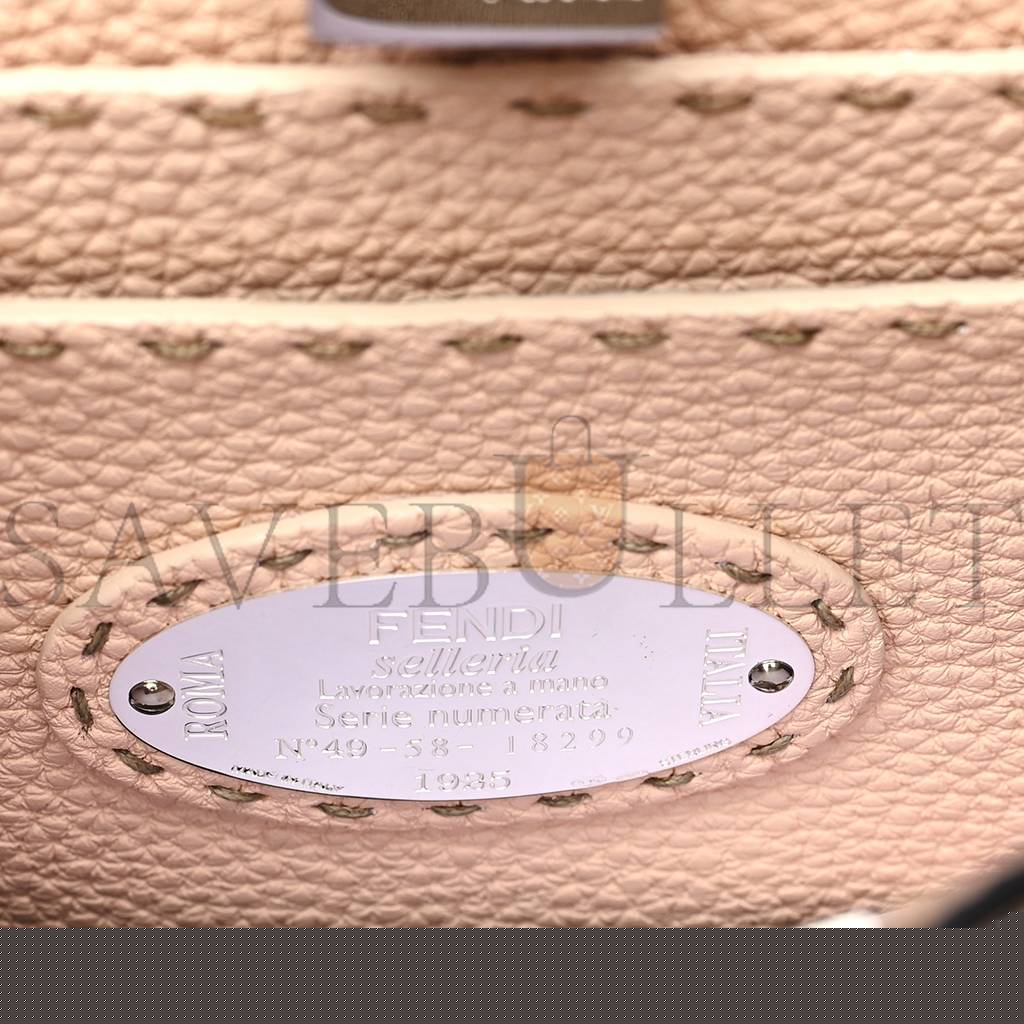 FENDI CUOIO ROMANO SELLERIA CHAMOIS SMALL PEEKABOO I SEE U SATCHEL CIPRIA (27*20*11cm)