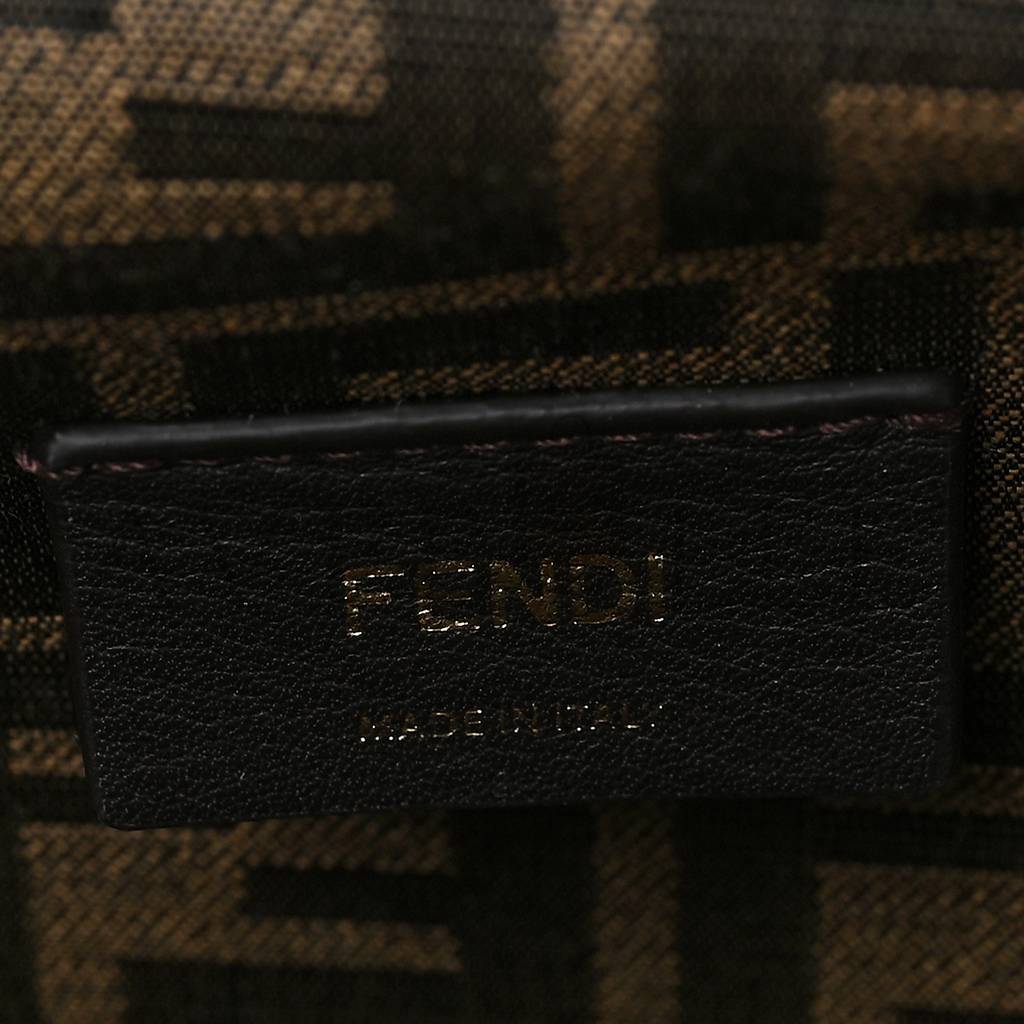 FENDI SHINY NAPPA MEDIUM FENDI FIRST CARAMELLO (32.5*23.5*15cm)